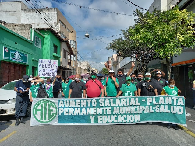 ATE Jujuy movilizo y cumplió con la jornada de paro provincial