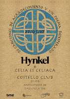 Concierto de Hynkel y Celia es Celíaca en Costello Club