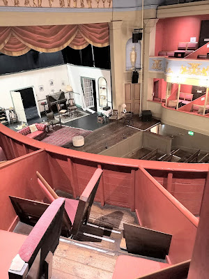 View from one of the upper boxes  of the Theatre Royal, Bury St Edmunds