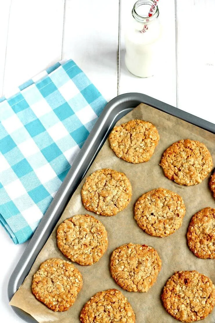 Double Ginger Oat Cookies