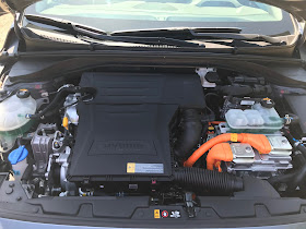 Engine in 2020 Hyundai Ioniq HEV Limited