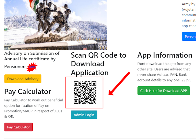 QR code to download the app on your device