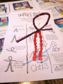 How to make a person with Wikki Stix