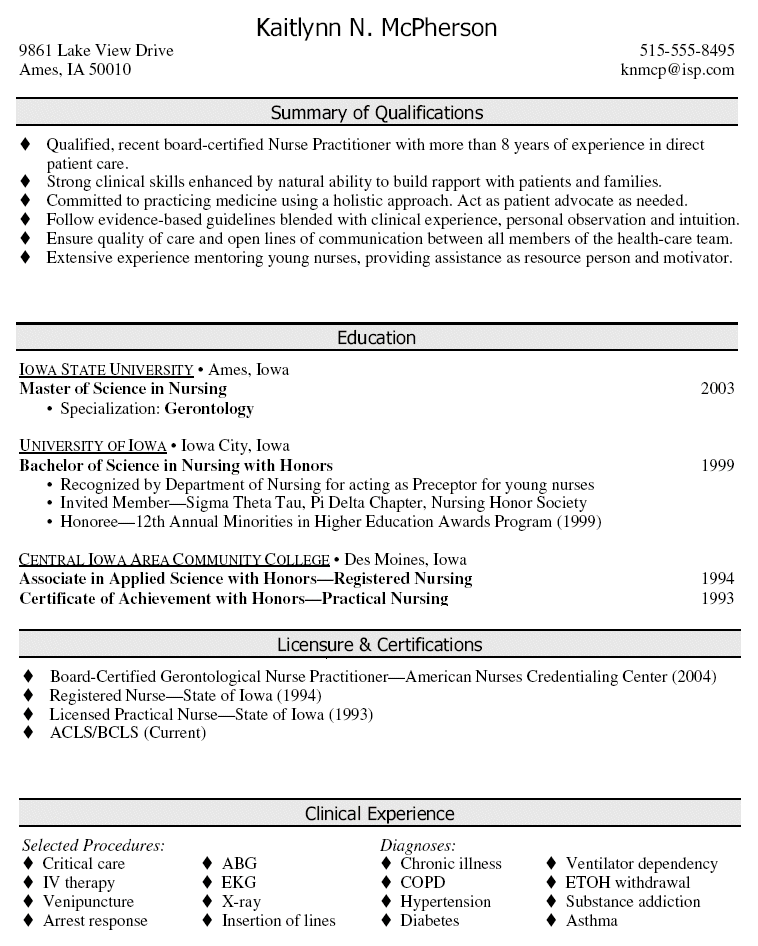 Nurse Practitioner Resume Samples | Sample Resumes Nurse Practitioner Resume Samples | Sample Resumes