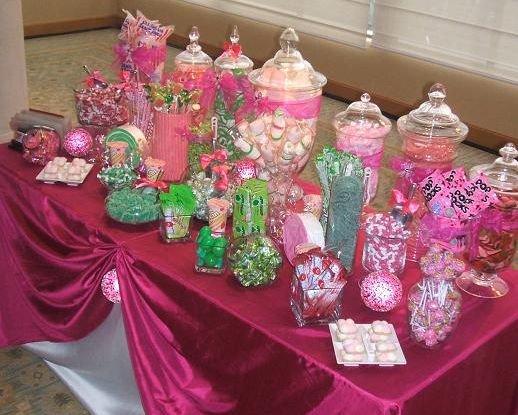 Chocolate Candy Station An all chocolate candy station is perfect for the