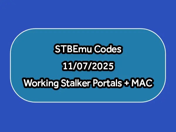 STBEmu Codes – 11/07/2025 [Working Stalker Portals + MAC