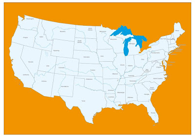 Usa Map Vector