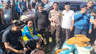 Penyelundupan 3 Karung Narkoba Jenis Ganja Di Gagalkan Di Sungai Limau Padang Pariaman