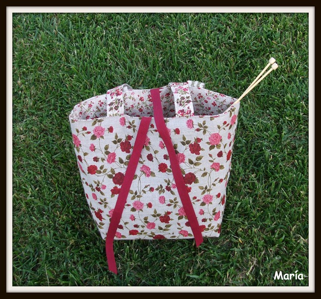 Bolso flores punto-1