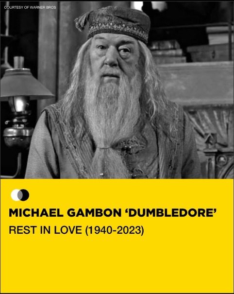 Michael Gambon as "Dumbledore" Rest in Love (1940 - 2023)