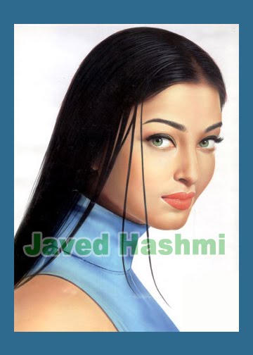 Aishwarya Rai Water Color Painting