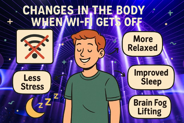 Changes in the body when Wi-Fi gets off