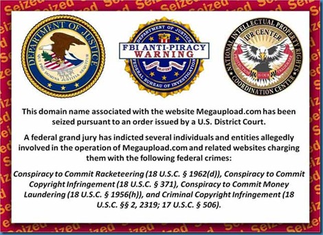 megaUpload... Bloqueado