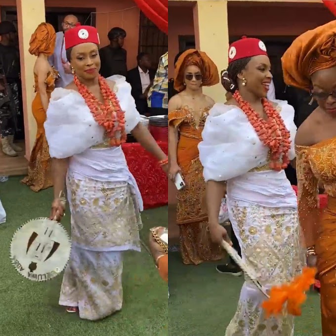 Chimamanda Adichie Bags Chieftaincy Title of Odeluwa 1 Of Abba Kingdom [VIDEO]