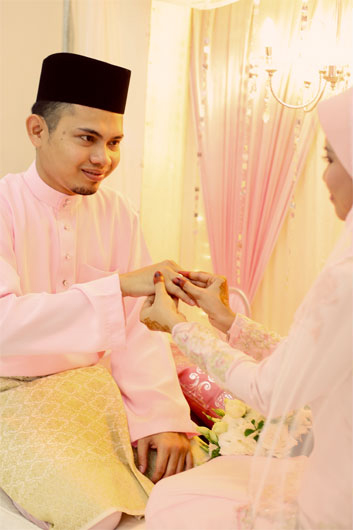 Bertunang - akad nikah ceremony (overall)