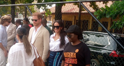 Prince Harry & Meghan in Lagos