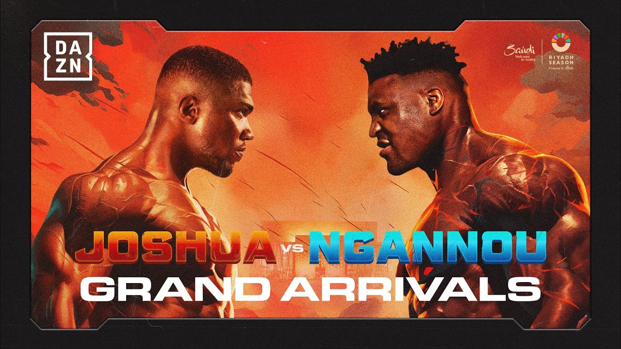 Live stream of Anthony Joshua and Francis Ngannou in high quality