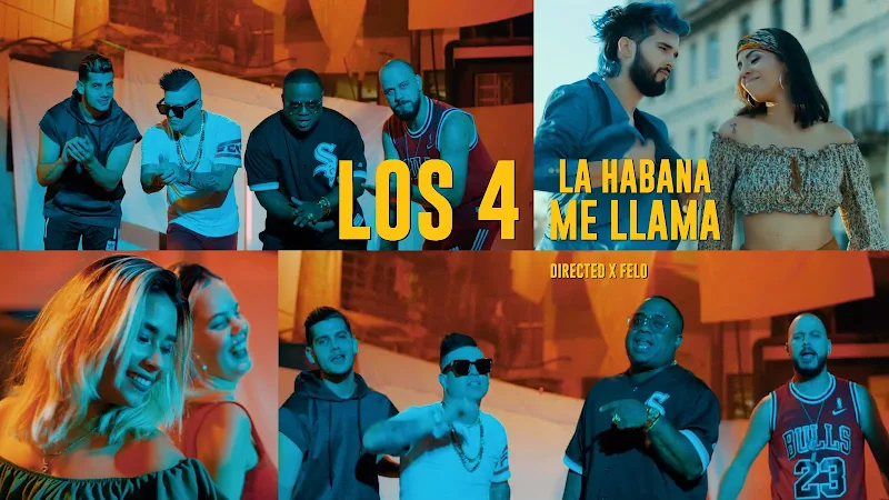 Los 4 - ¨La Habana me llama¨ - Videoclip - Director: FELO. Portal Del Vídeo Clip Cubano