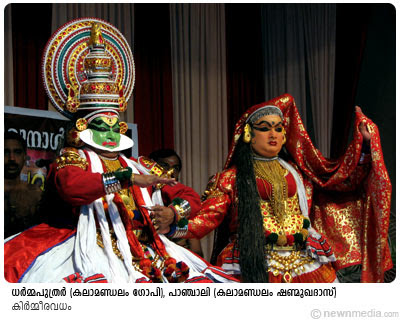 KirmeeraVadham: Kalamandalam Gopi(Dharmaputhrar), Kalamandalam Shanmukhadas(Panchali)