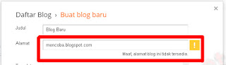 Panduan Membuat Blog Di Blogspot