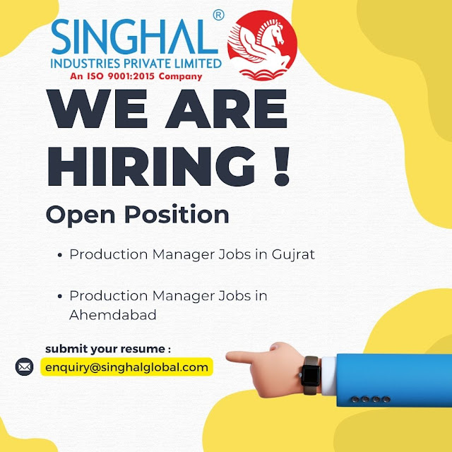 Production Manager Jobs In Gujarat