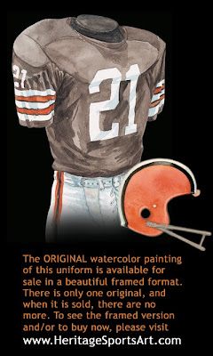 Cleveland Browns 1972 home uniform