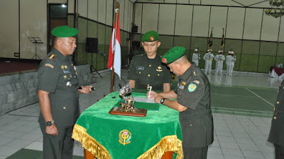 Tiga Pejabat Rindam III/Siliwangi Diserah Terimakan