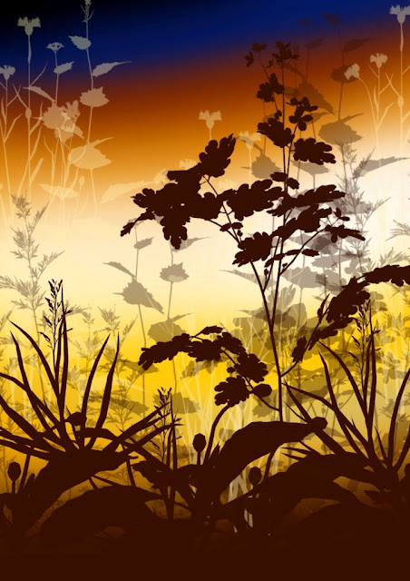 sample idea for summer jungle digital art design,website background patterns