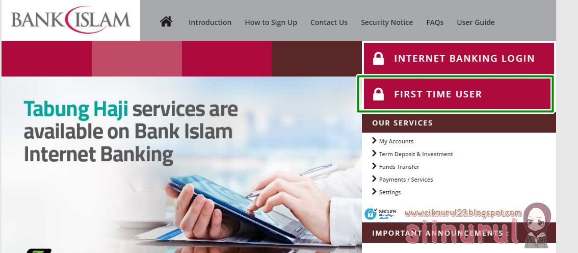 Cara Daftar Bank Islam Secara Online | Sii Nurul - Sii Nurul