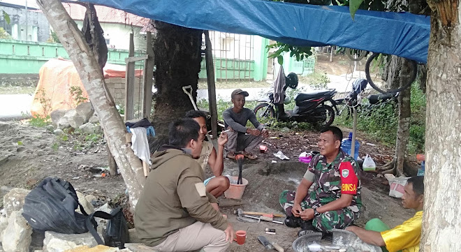 Komsos, Media Babinsa Jalin Silaturahmi dan Kedekatan Bersama Warga Binaan
