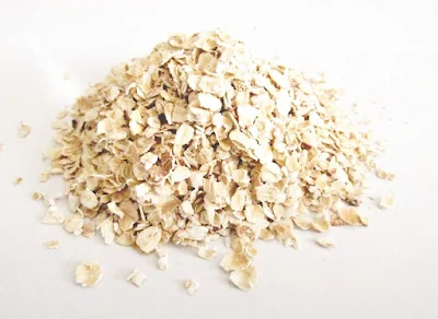 a pile of porridge oats