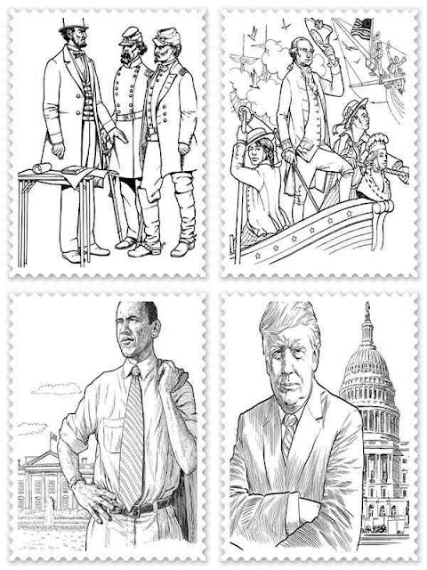 American Presidents Coloring Pages