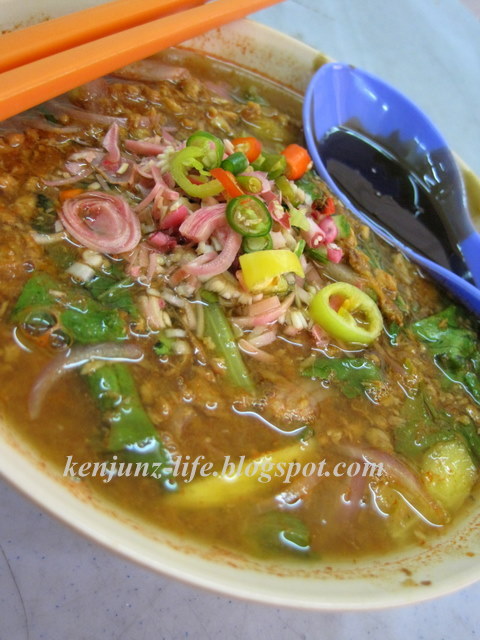 laksa pahang. Kek Seng Asam Laksa (RM 3)