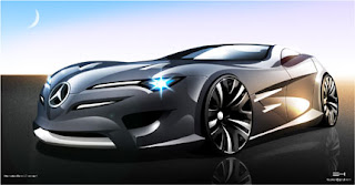 Type design modern famous Futuristic concept car 