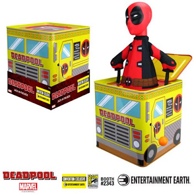 San Diego Comic-Con 2019 Exclusive Deadpool Jack-in-the-Box by Entertainment Earth x Marvel Comics