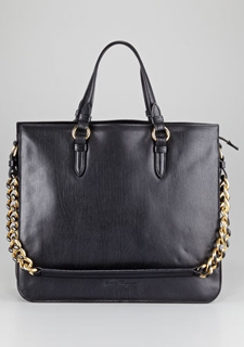 salvatore ferragamo christine chain tote