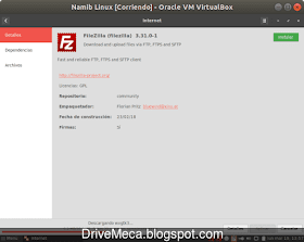 Se descarga e instala el software