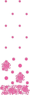 Pink Floral ontwerp Kurti