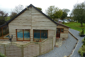 swimming pool at Croft Farm Cottages