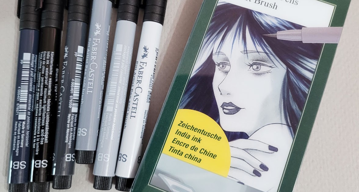 Review – Faber-Castell Pitt Artist Pen Brush Manga 6 Color Set