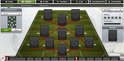 FUT 13 Formations - 4-3-1-2 - FIFA 13 Ultimate Team