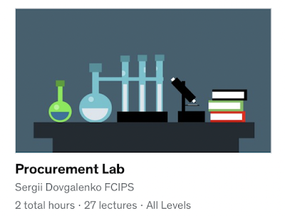 "Procurement Lab" online course on Udemy