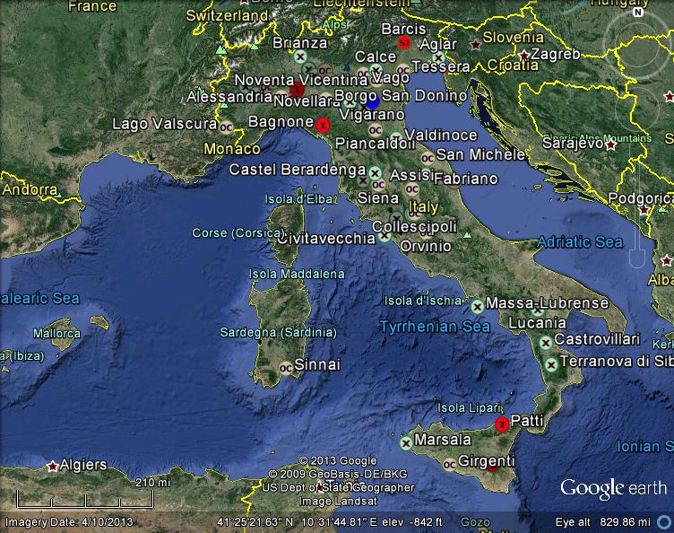  Italy  Map  Google 
