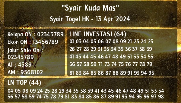 SYAIR HARIAN TOGEL HK