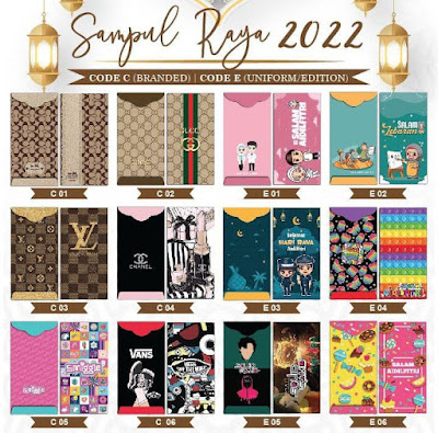 sampul duit raya 2022 cun rare murah borong money packet branded