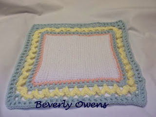 crochet work with border