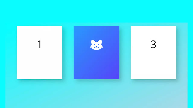 Simple Flippy Cards with 3D Effect