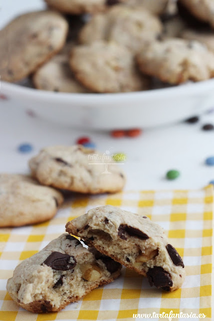 Cookies con trocitos de chocolate