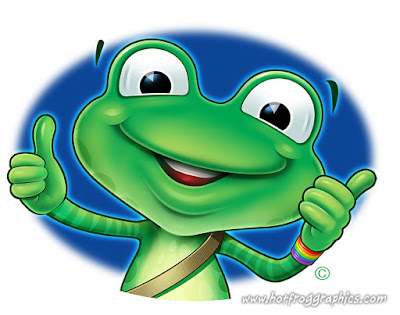 Felix the first Aid frog character illustration by Hot Frog Graphics