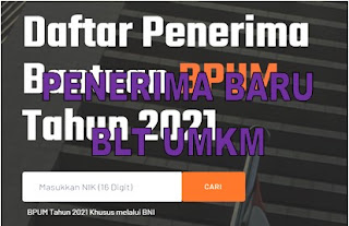 Masuk https //banpresbpum.co.id, Ada 3 Juta Penerima Baru BLT UMKM